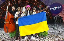 El grupo ucraniano Kalush Orchestra, tras quedar como ganadores de Eurovisión 2022 con su canción "Stefania"