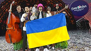 El grupo ucraniano Kalush Orchestra, tras quedar como ganadores de Eurovisión 2022 con su canción "Stefania"