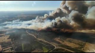 حرائق جديدة تجتاح غابات لوساسيو في إسبانيا