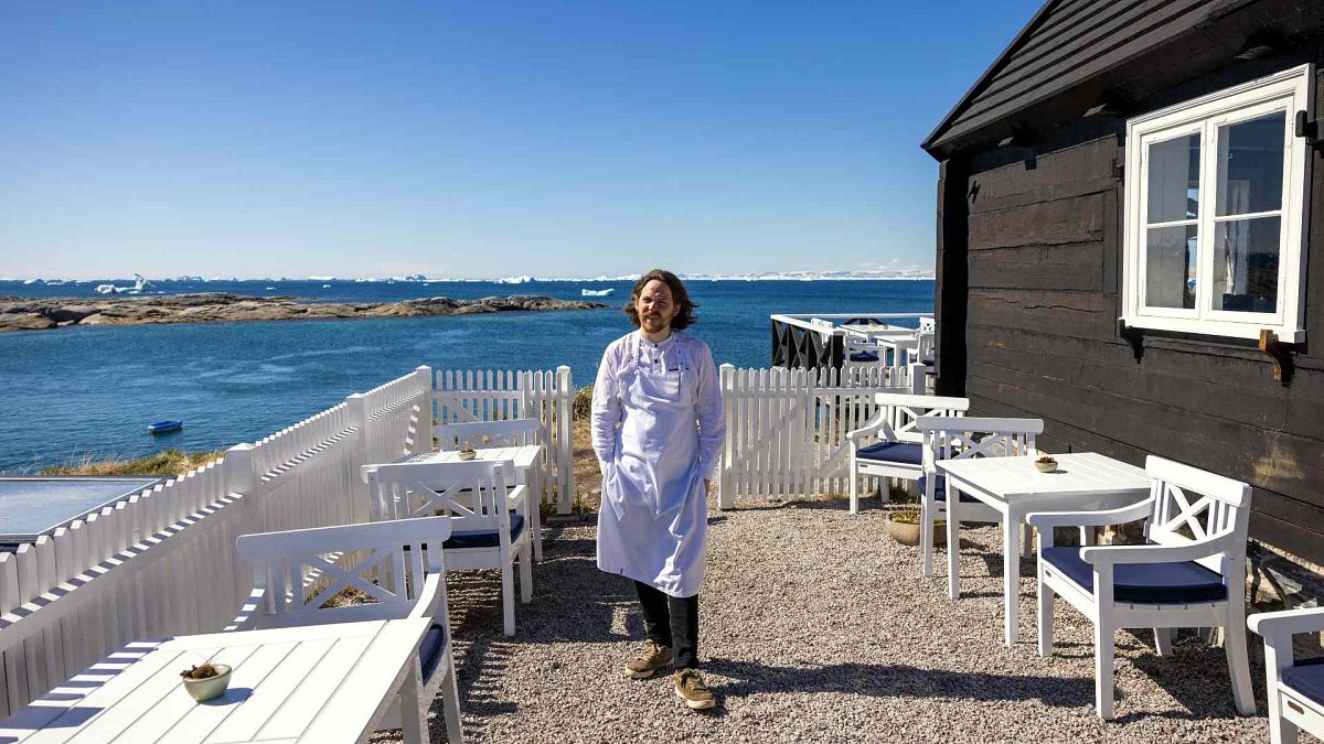 مطعم كوكس الحائز على نجمة ميشلان مرتين ايليماناك، غرينلاند، 28 يونيو 2022
