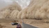Tormenta de arena en China.