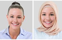 Almanya ve Hollanda'da kadınlar, CV'lerine başı örtülü ve başı açık şekilde fotoğraf koyarak iş başvıurusunda bulundu. (deney amaçlı)