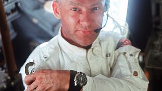 Ο Έντουιν "Μπαζ" Όλντριν, ο δεύτερος άνθρωπος στην ιστορία που περπάτησε πάνω στη Σελήνη ως μέλος της αποστολής Apollo 11