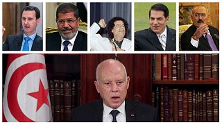 رؤساء مصر وليبيا وسوريا واليمن وتونس