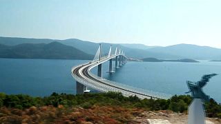 Die Pelješac-Brücke in Kroatien