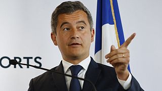 Innenminister Gérald Darmanin ist in Lyon stehen gelassen worden - ARCHIV