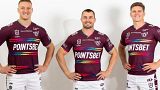 Manly Warringah Sea Eagles pose in new Pride kit