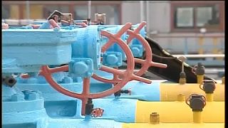 Вентили трубопроводов украинской государственной компании "Нафтогаз"