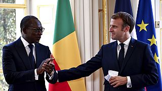 Patrice Talon et Emmanuel Macron à l'Elysée en novembre dernier