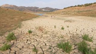 La sequía se ceba con el embalse de la Viñueta en España