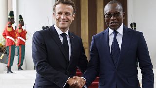 Benin: Macron in Cotonou, discusses culture and security with Patrice Talon