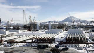 La planta de gas "Ormen Lange" en Aukra, Noruega