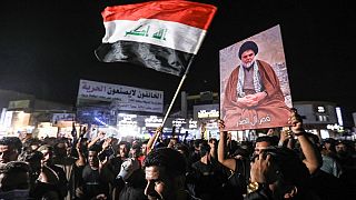 Des partisans de l'influent leader chiite Moqtada Sadr ont brièvement investi le Parlement