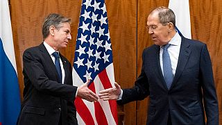 ABD Dışişleri Bakanı Antony Blinken ve Rus mevkidaşı Lavrov (Arşiv)