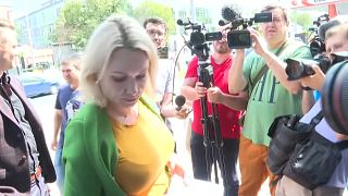 La periodista rusa Maria Ovsyannikova, acusada de "desacreditar" al ejército de Rusia