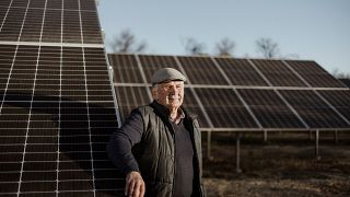 المهندس الجنوب أفريقي فرانسوا جوبير، مصمم محطة أوراسول في أورانيا، للطاقة الشمسية 24 يوليو 2022.