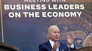 Im Weißen Haus empfing Joe Biden an diesem Donnerstag Führungspersonal aus der Wirtschaft