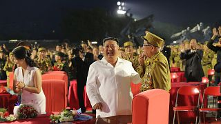 Korea's Kim greets veterans on 'Victory Day' armistice anniversary