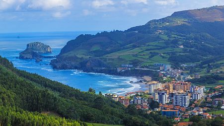 Gaztelugatxe is an islet on the coast of Biscay belonging to the municipality of Bermeo, Basque Country. 