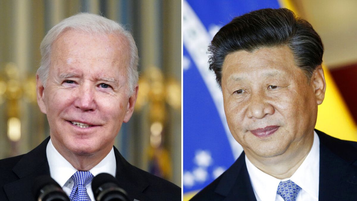 ABD Başkanı Joe Biden ile Çin Devlet Başkanı Şi Cinping 
