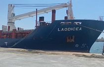 السفينة السورية "لاوديسيا" ترسو في ميناء طرابلس - لبنان