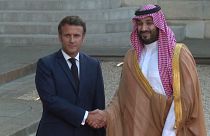 Mohammed bin Salmane em França