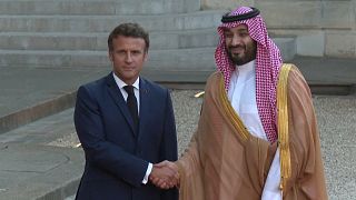 Mohammed bin Salmane em França