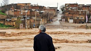 floodwaters hit the city of Khorramabad