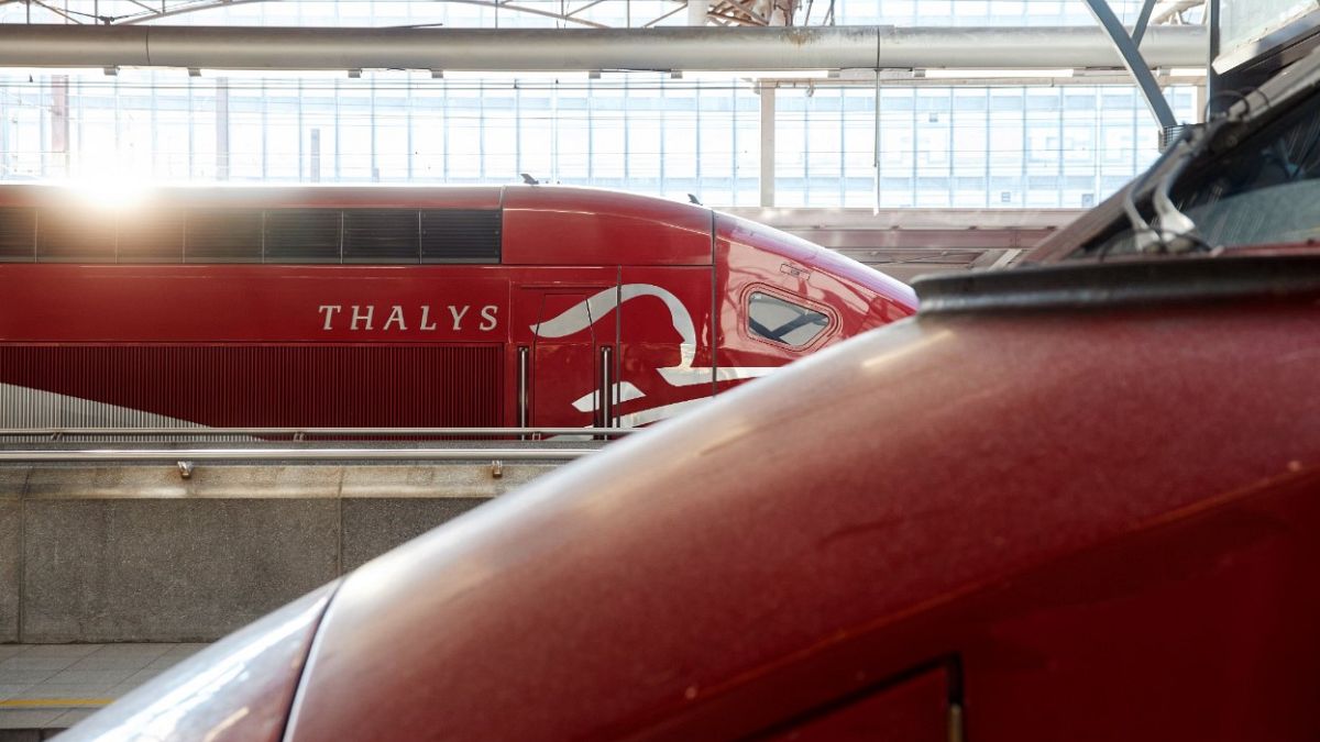 Οι υπερταχείες Thalys (φωτογραφία αρχείου)
