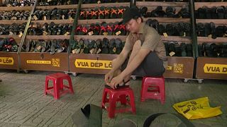 From wars to international success Vietnam's rubber sandals march on