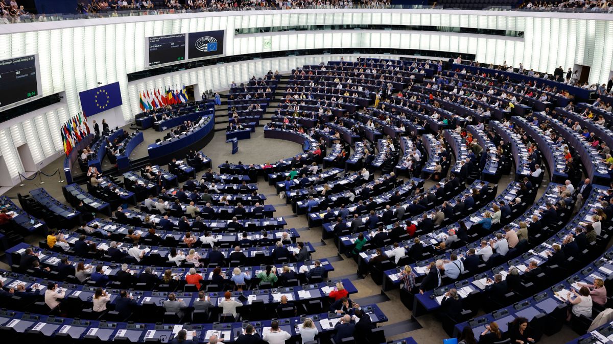 البرلمان الأوروبي في ستراسبورغ. 