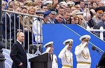 Le président russe Vladimir Poutine à Saint-Pétersbourg, le 31 juillet 2022