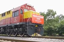 Der Zug hat die Stadt Hefei in der ostchinesischen Provinz Anhui am Freitag verlassen