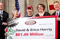 دیوید و اریکا هریگ، برنده جایزه بخت‌آزمایی ۶۱.۴۵ میلیون دلاری در سال ۲۰۱۳