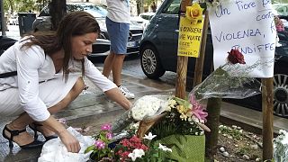 Trauer am Tatort in Civitanova Marche