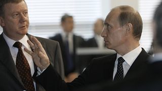 Анатолий Чубайс с Владимиром Путиным, 2008 год