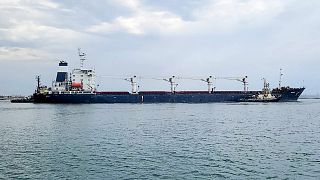 Navire Razoni - Le premier chargement de céréales ukrainiennes a quitté le port d'Odessa, 01/08/22