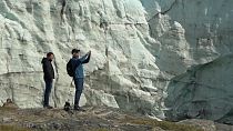 Visita aos glaciares na Gronelândia
