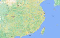 Çin/Tayvan haritası 