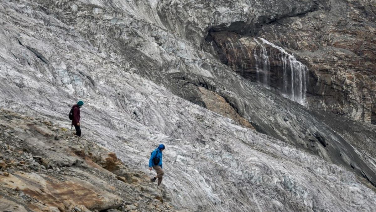 I walked the Alps' largest glacier. It felt like 'last-chance