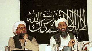 الظواهري وبن لادن عام 1998