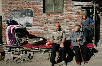 Immagine d'archivio di anziani cinesi