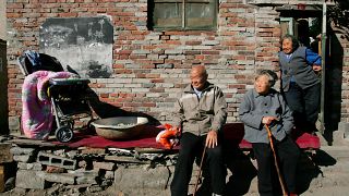 Immagine d'archivio di anziani cinesi
