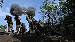  مسلحون أوكرانيون في منطقة خاركيف