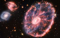 تصویر جدید تلسکوپ جیمز وب از کهکشان چرخ گاری