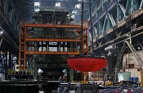 Mersin'in Gülnar ilçesinde yapımı süren Akkuyu Nükleer Güç Santrali'nin (NGS) dördüncü güç ünitesi için reaktör basınç kabının tabanının üretildiği bildirildi