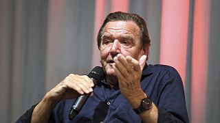 Archív fotó: Schröder egy 2017-es szocdem választási rendezvényen 