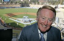 Vin Scully, the voice of the LA Dodgers