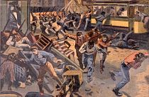 Gravure du massacre de 1906