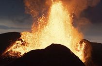 Έκρηξη στο ηφαίστειο Φάγκρανταλσφιαλ της Ισλανδίας (φωτογραφία αρχείου) 